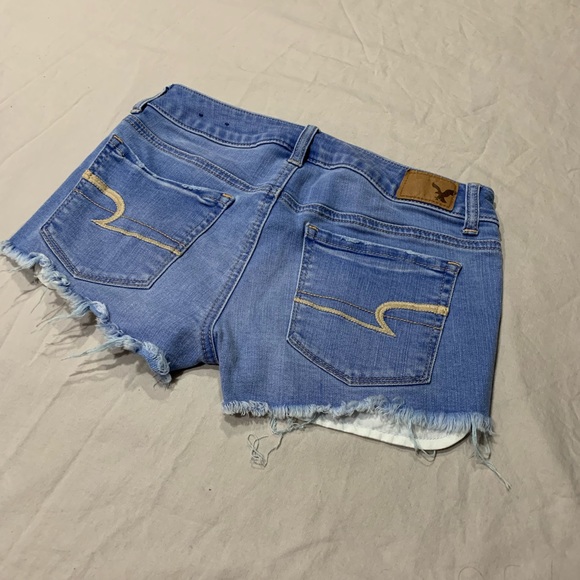 American Eagle cutoff jean short shorts - Picture 2 of 4